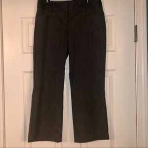 Express black printed crop dress pant sz 0 EUC